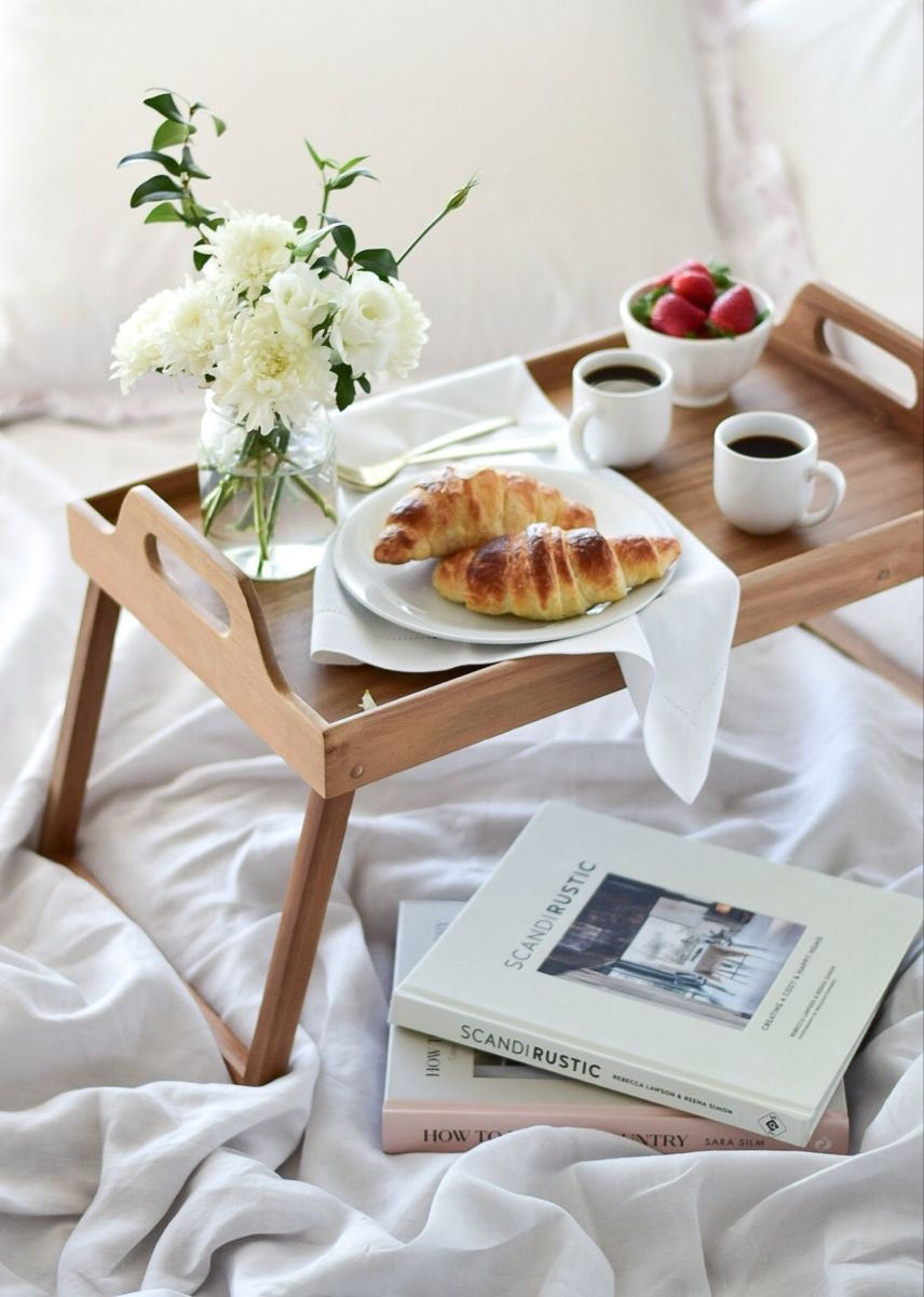 Bamboo Folding Table Tray