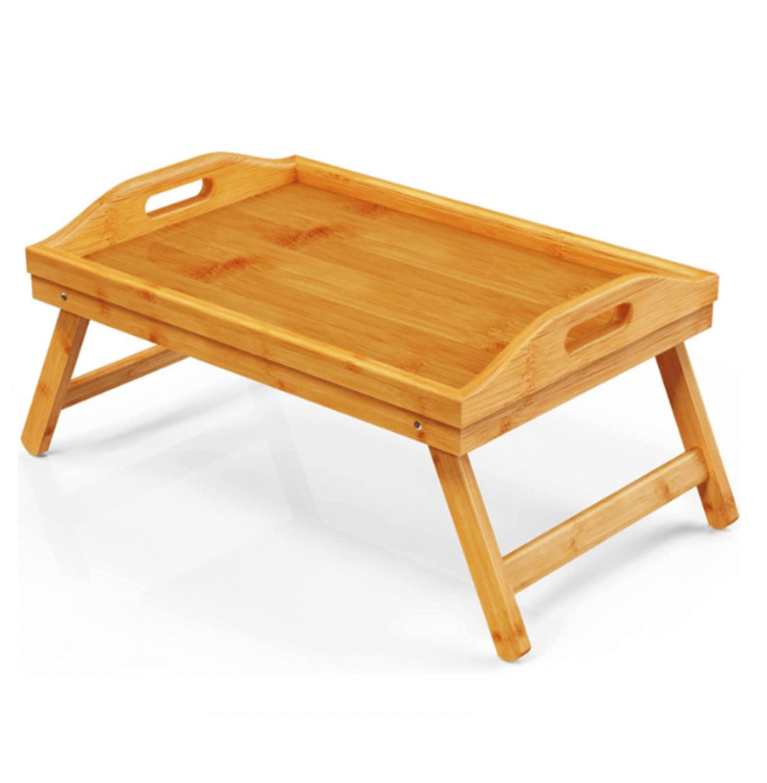 Bamboo Folding Table Tray