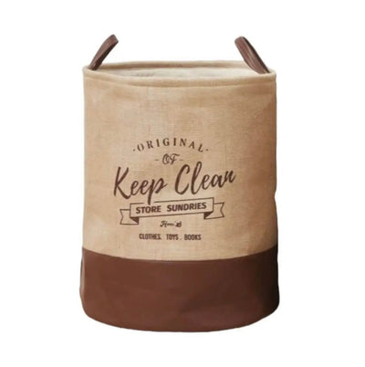 Collapsible Cylinder Laundry Basket