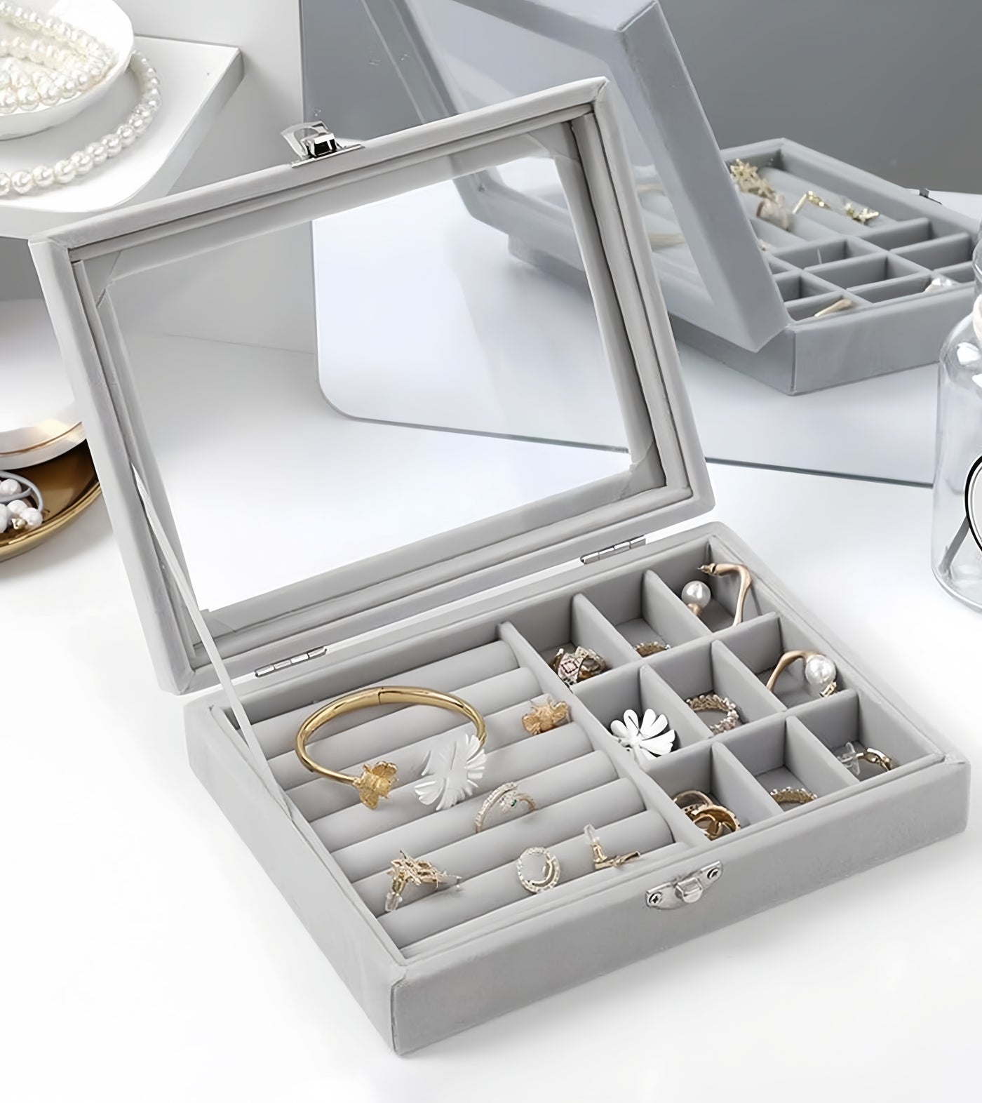 Velvet Jewellery Box