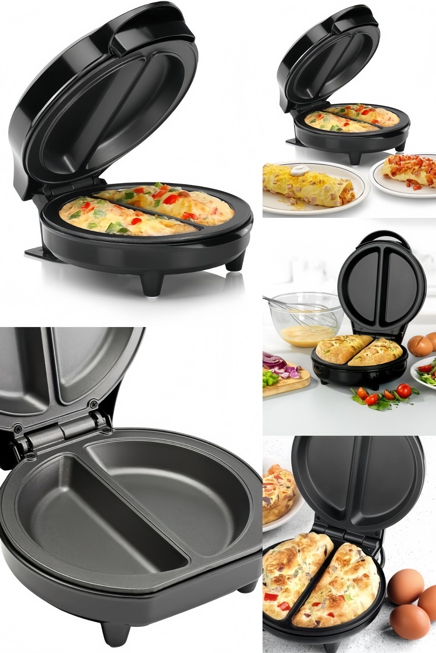 Dual Electric Omelette Maker