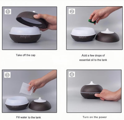 Brown Maple Elixir Ultrasonic Humidifier