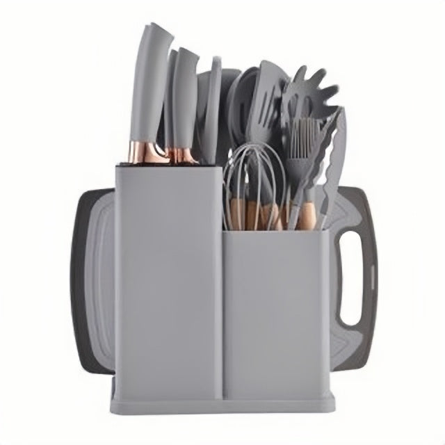 Grey 19 piece Silicon Utensil Set