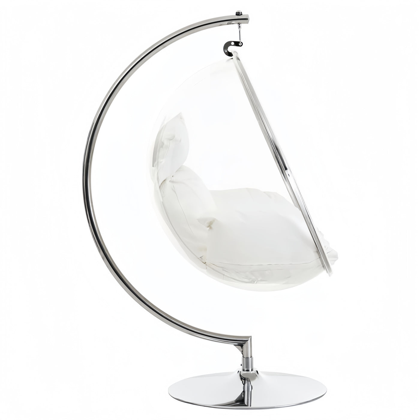 Silver Bubble Swing Chair