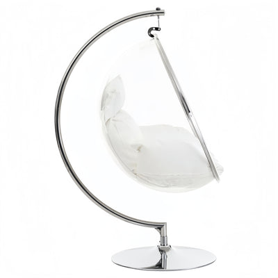 Silver Bubble Swing Chair