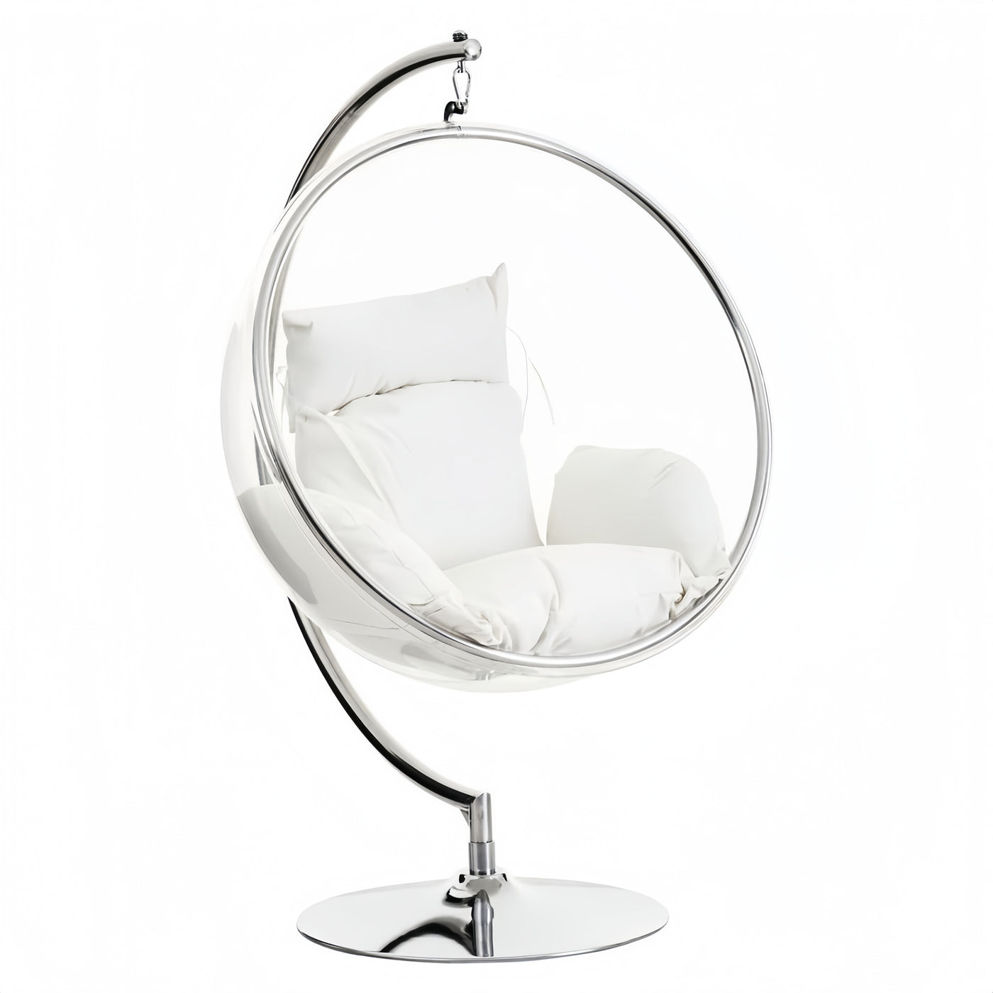 Silver Bubble Swing Chair