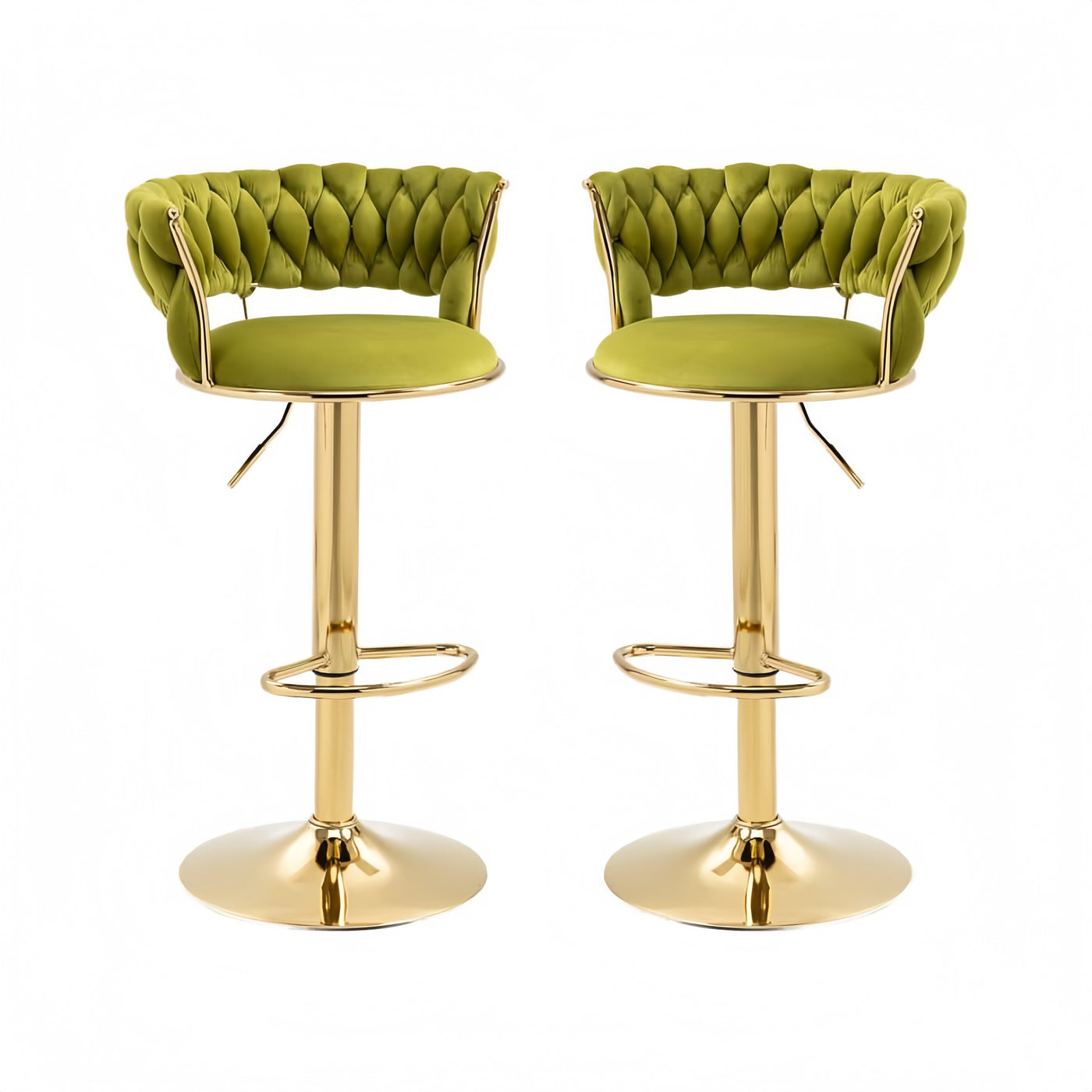 Lime Green Swivel Bar Stool