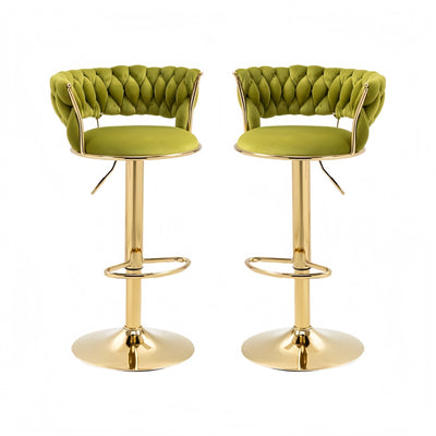 Lime Green Swivel Bar Stool
