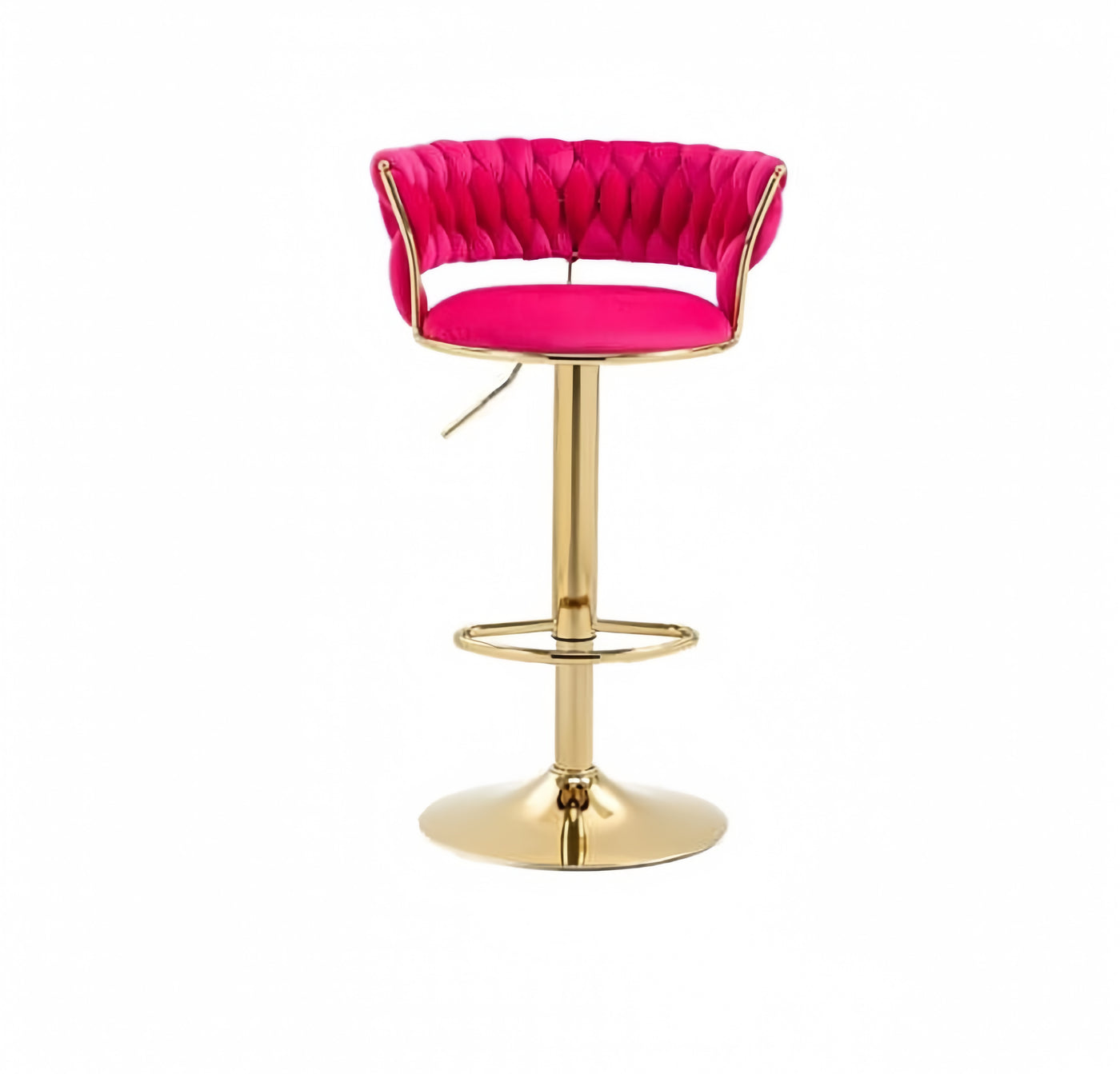 Hot Pink Swivel Bar Stool