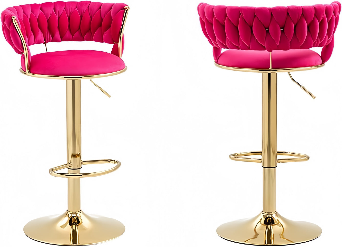 Hot Pink Swivel Bar Stool