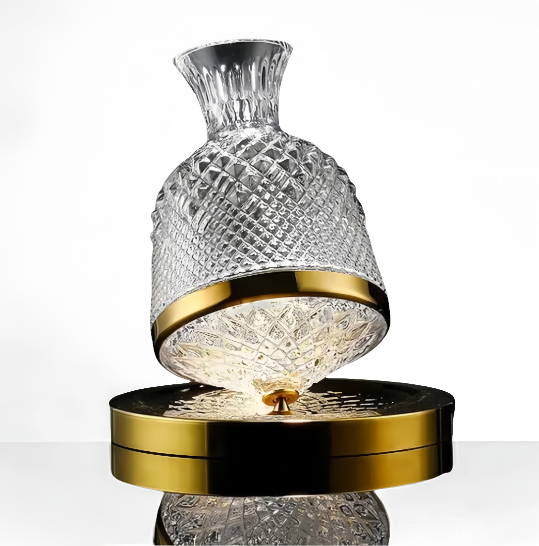 Gold Crystal Wine Decanter